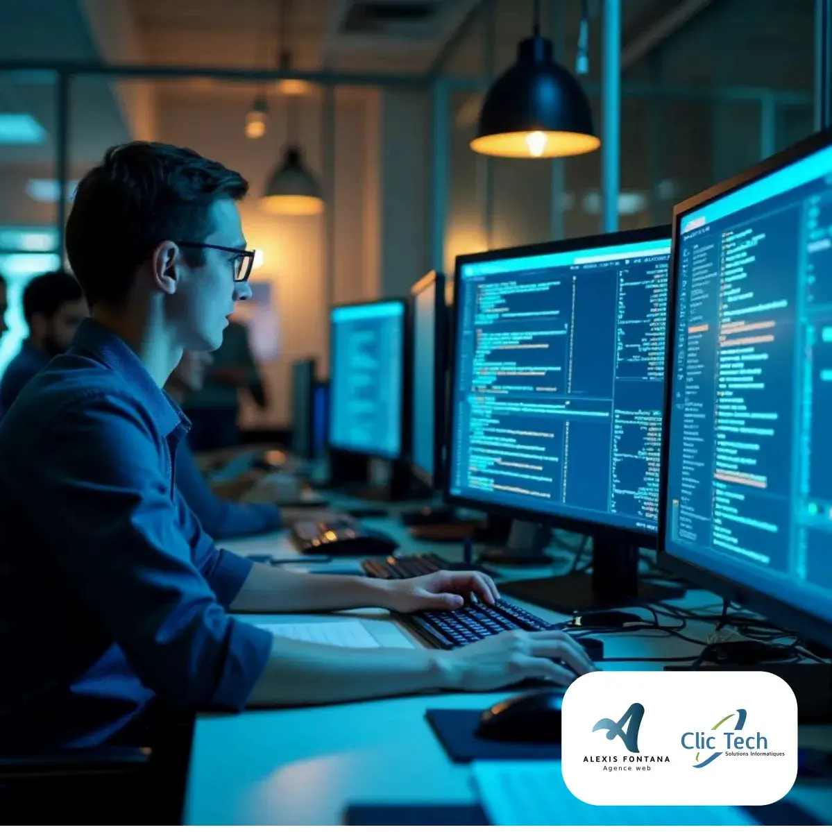 Création Site internet Clich Tech avec l'agence Alexis Fontana